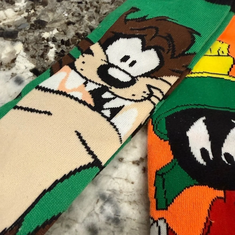 Tasmanian Devil & Marvin the Martian Socks mens